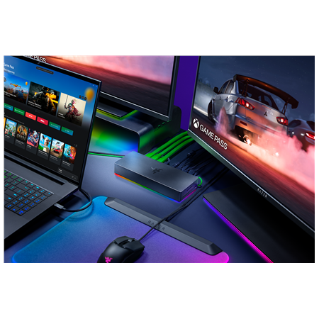 Razer Desktop RGB Dock for Multiple Devices and Displays | Thunderbolt 5 Dock