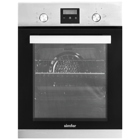 Simfer Oven | 4207BERIM.1 | 47 L | Multifunctional | Manual | Pop-up knobs | Height 54.1 cm | Width 45 cm | Stainless Steel