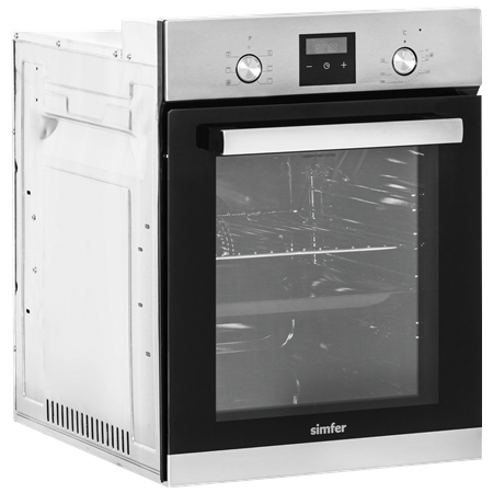 Simfer Oven | 4207BERIM.1 | 47 L | Multifunctional | Manual | Pop-up knobs | Height 54.1 cm | Width 45 cm | Stainless Steel
