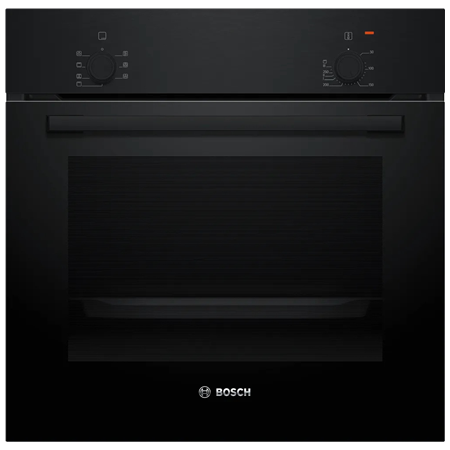 Bosch Oven | HBF010BA1 | 66 L | Electric | Manual | Knobs | Height 59.5 cm | Width 59.4 cm | Black
