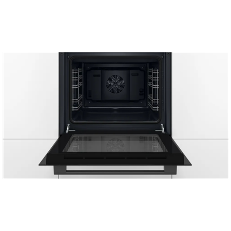 Bosch Oven | HBF010BA1 | 66 L | Electric | Manual | Knobs | Height 59.5 cm | Width 59.4 cm | Black
