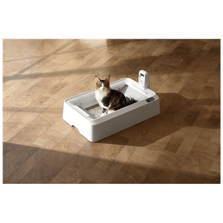 PETKIT Purobot Crystal Duo with Camera Self-Cleaning Cat Litter Box | White