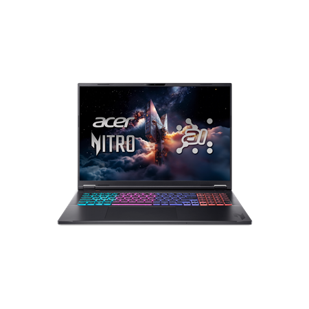 Acer | Nitro 18 AI AN18-61-R25V | Obsidian Black | 18 " | IPS | WQXGA | 2560 x 1600 pixels | AMD Ryzen AI 7 | 350 | 16 GB | DDR5