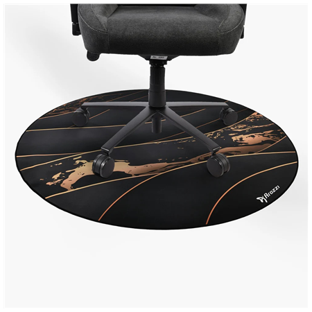 Arozzi Zona Round Floor Pad | Black/Gold