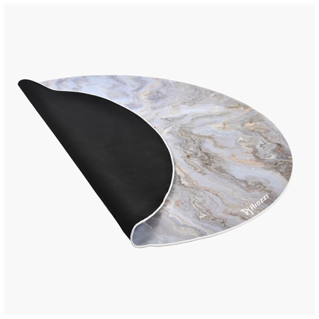 Arozzi Zona Round Floor Pad | White Marble