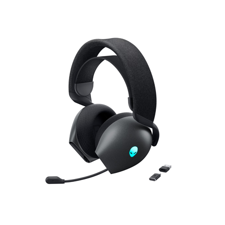 Dell Gaming Headset | Alienware Tri Mode AW725H | Bluetooth | Over-Ear | Microphone | Noise canceling | Wireless | Dark Side of