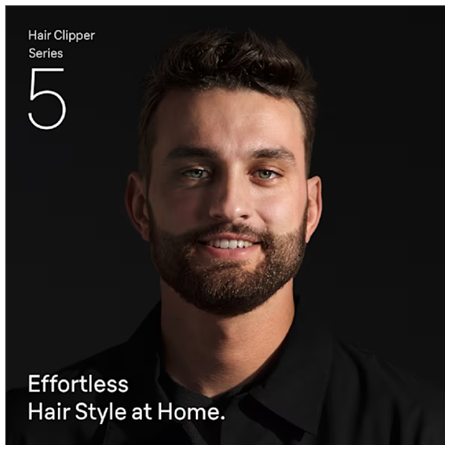 Braun Hair Clipper | HC5510 Series 5 | Cordless | Number of length steps 9 | Black