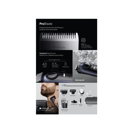 Braun Beard Trimmer | Series 7 BT7540 | Cordless | Number of length steps 40