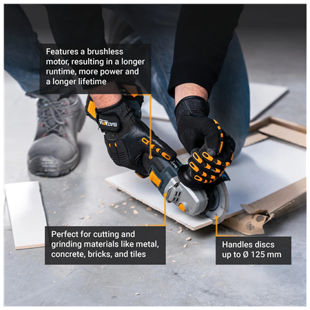 Batavia B.V. 18V Cordless Brushless Angle Grinder | 125 mm