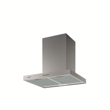 CATA Hood | S PLUS 6010 X | Wall mounted | Energy efficiency class C | Width 60 cm | 637 m³/h | Mechanical | LED | Inox