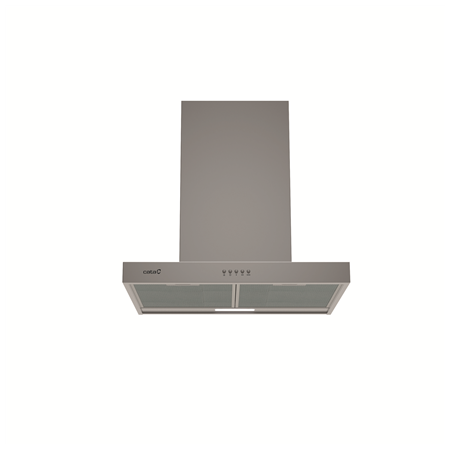 CATA Hood | S PLUS 6010 X | Wall mounted | Energy efficiency class C | Width 60 cm | 637 m³/h | Mechanical | LED | Inox