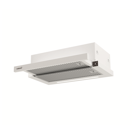 CATA Hood | TFH 6430 GWH | Telescopic | Energy efficiency class A+ | Width 59.8 cm | 391.5 m³/h | Electronic | LED | White