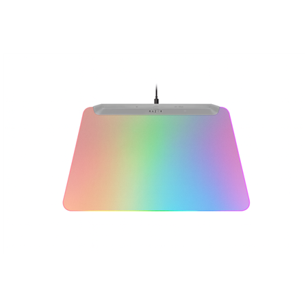 Razer RGB Gaming Mouse Mat | Firefly V2 Pro | Phantom White Edition