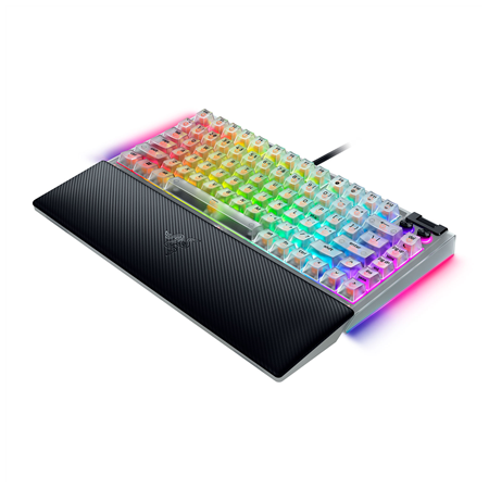 Razer Hot-swappable Mechanical Gaming Keyboard | BlackWidow V4 75% | Gaming Keyboard | Wired | US | Phantom White Edition | USB