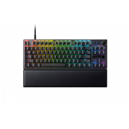 Razer Huntsman V3 Pro Tenkeyless 8KHz | Gaming keyboard | Wired | US | Black | USB Type-C | Razer Analog Optical Switch Gen-2
