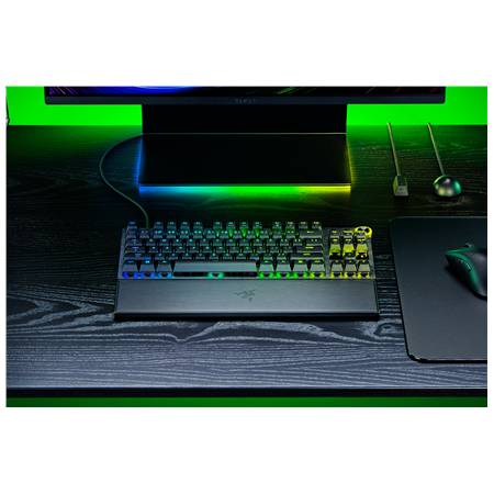 Razer Huntsman V3 Pro Tenkeyless 8KHz | Gaming keyboard | Wired | US | Black | USB Type-C | Razer Analog Optical Switch Gen-2
