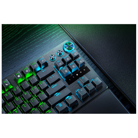 Razer Huntsman V3 Pro Tenkeyless 8KHz | Gaming keyboard | Wired | US | Black | USB Type-C | Razer Analog Optical Switch Gen-2