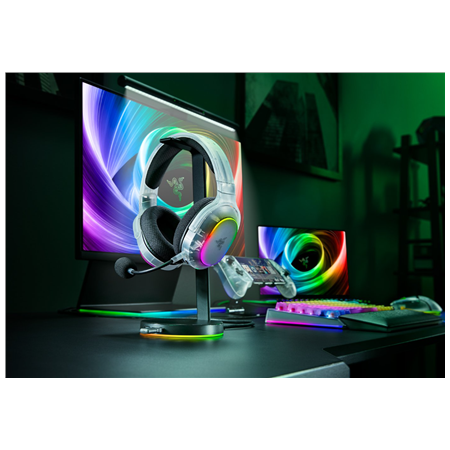 Razer Multi-Platform Gaming Headset | Barracuda X Chroma | Bluetooth | Over-Ear | Microphone | Phantom White Edition | Wireless