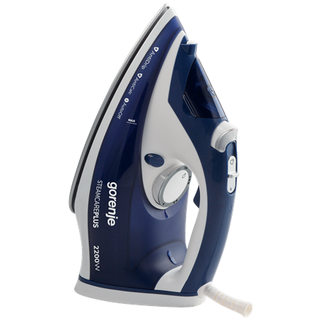 Gorenje | SIH2200BLC | Steam Iron | 2200 W | Water tank capacity 280 ml | Continuous steam 30 g/min | Steam boost performance 90