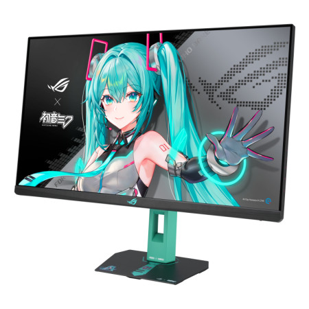 ASUS ROG Strix XG27ACMEG-G Hatsune Miku leidimo monitorius