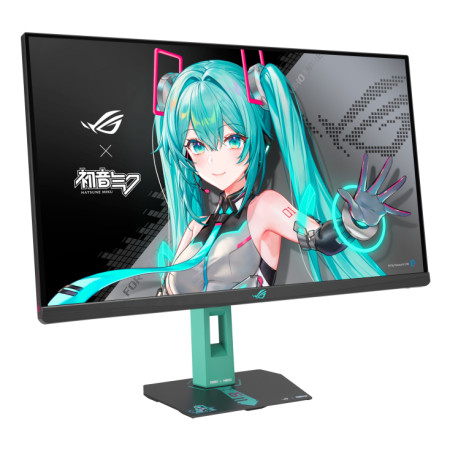 ASUS ROG Strix XG27ACMEG-G Hatsune Miku leidimo monitorius