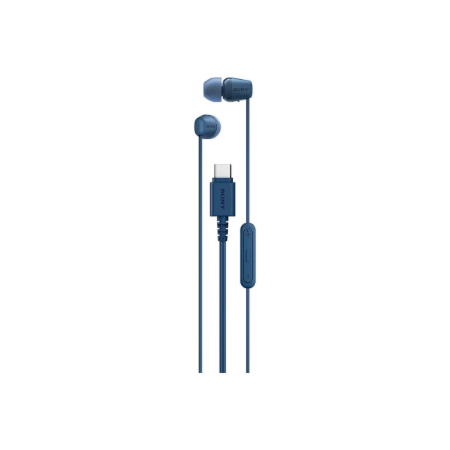 Sony Earbuds | IER‑EX15C | Wired | In-ear | Microphone | Blue