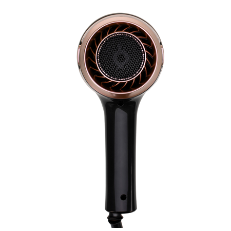 Adler Hair dryer with retractable power cord | AD 2283 | 2400 W | Number of temperature settings 3 | Diffuser nozzle | Black/Gol