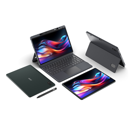 Acer | Iconia X12 | 12.6 " | Black | 2560 x 1600 pixels | Mediatek | Helio G99 MT8781 | 8 GB | LPDDR4X | 128 GB | Wi-Fi | Front