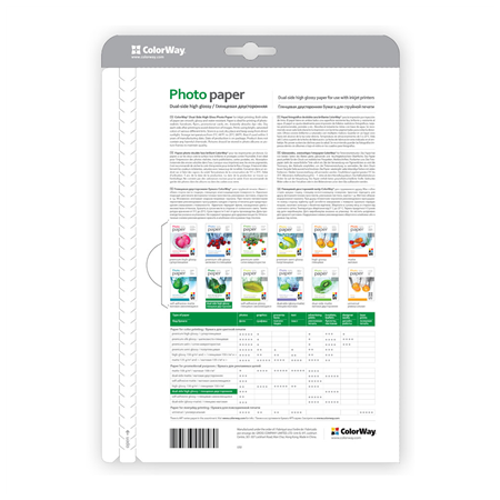 ColorWay Photo Paper, 50 sheets | 155 g/m² | A4 | Dual-side High Glossy