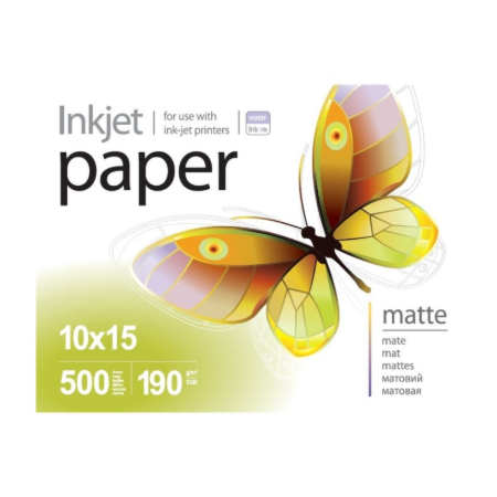 ColorWay PrintPro Photo Paper, 500 sheets | 190 g/m² | 10x15 | Matte