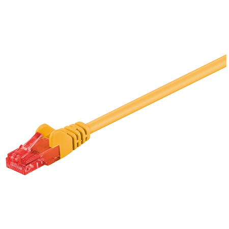Goobay CAT 6, U/UTP | Patch cord | Yellow