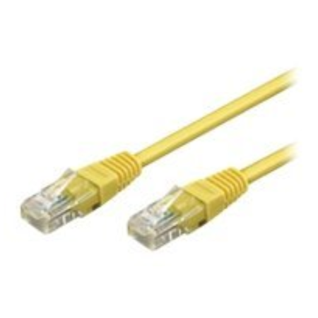 Goobay CAT 6, U/UTP | Patch cord | Yellow