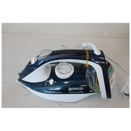 SALE OUT. Gorenje SIH2800TQC Steam Iron, Water tank 0,4 L, Continuous steam 35 g/min, Turquoise/White | SALE OUT. Gorenje Steam