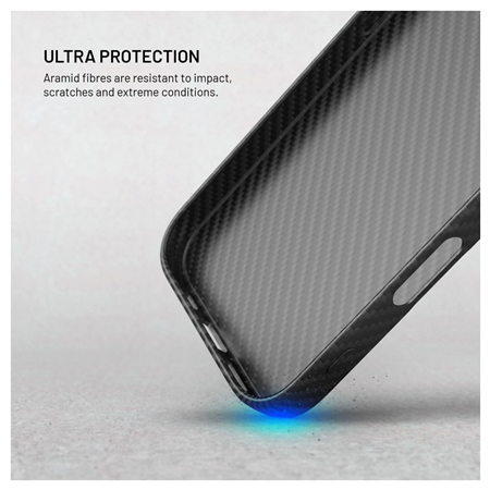 Fixed MagVelar | Back cover | Apple | iPhone 17 Pro | Aramid | Black | MagSafe Support