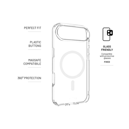 Fixed Back cover | Apple | iPhone Air | TPU/PC | Transparent | MagSafe