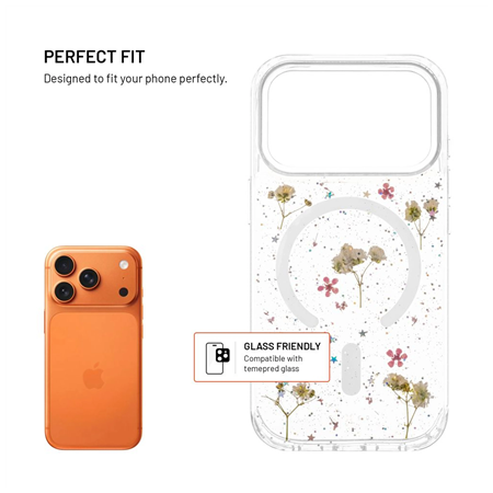 Fixed MagBloom | Back cover | Apple | iPhone 17 Pro | TPU | Blush Plum