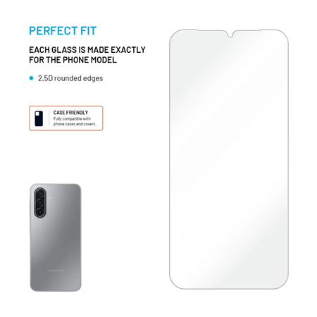 Fixed Screen protector | Samsung | Galaxy A17 4G/5G | Tempered glass | Transparent