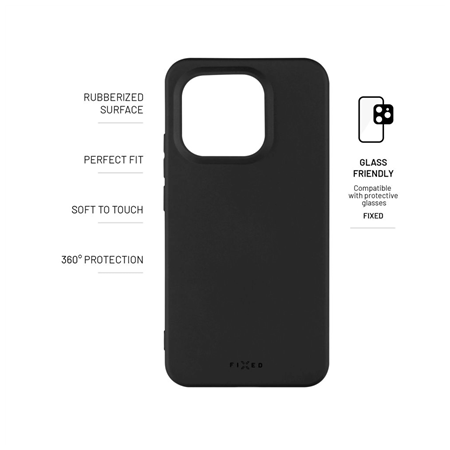 Fixed Story | Back cover | Xiaomi | 15T | Rubberized | Black