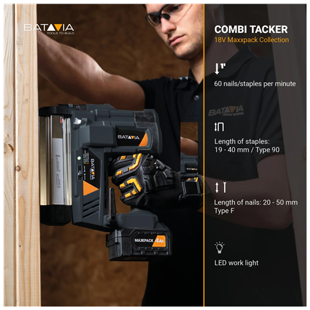 Batavia B.V. | 18V Combi-tacker - Without Battery and Charger