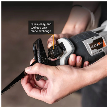 Batavia B.V. | 18V Cordless Reciprocating Saw - Without Battery and Charger