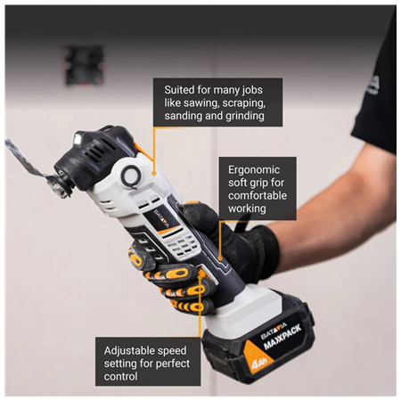 Batavia B.V. | 18V Cordless Anti-Vibration Multitool - Without Battery and Charger