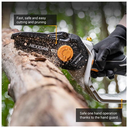Batavia B.V. 18V Nexxsaw Cordless One-Hand Chainsaw 6'' V3 - Without Battery and Charger | Chainsaw