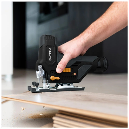 Batavia B.V. | 12V Cordless Jigsaw - Fixxpack 2.0 Set (incl. 2.0Ah battery & USB-C charging cable)