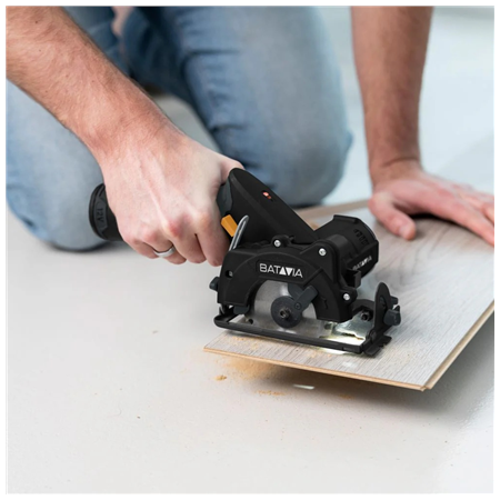 Batavia B.V. | 12V Cordless Circular Saw 85 mm - Fixxpack 2.0 Set (incl. 2.0Ah battery & USB-C charging cable)
