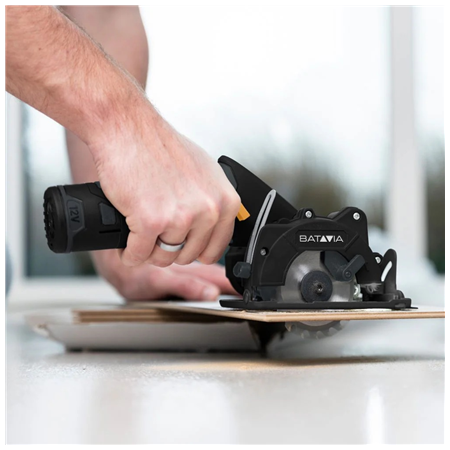 Batavia B.V. | 12V Cordless Circular Saw 85 mm - Fixxpack 2.0 Set (incl. 2.0Ah battery & USB-C charging cable)