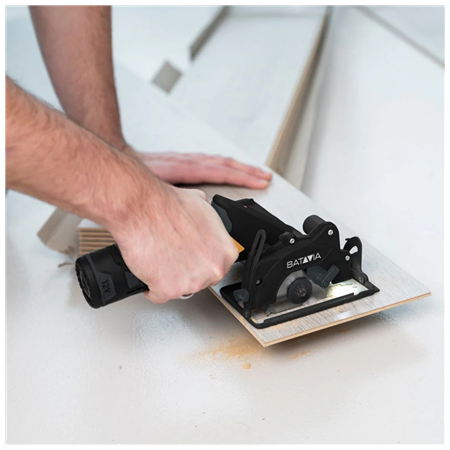 Batavia B.V. | 12V Cordless Circular Saw 85 mm - Fixxpack 2.0 Set (incl. 2.0Ah battery & USB-C charging cable)