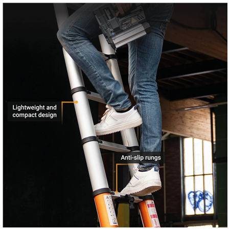 Batavia B.V. | Giraffe AIR Telescopic Ladder 3.81 m