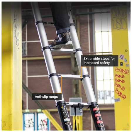 Batavia B.V. | Giraffe PRO Telescopic Ladder 3.81 m
