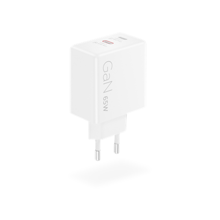 Lenovo Dual USB-C 65W GaN Charger | USB-C | 65 W | Charger