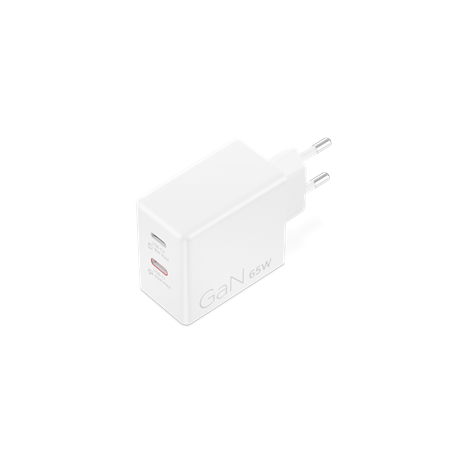 Lenovo Dual USB-C 65W GaN Charger | USB-C | 65 W | Charger